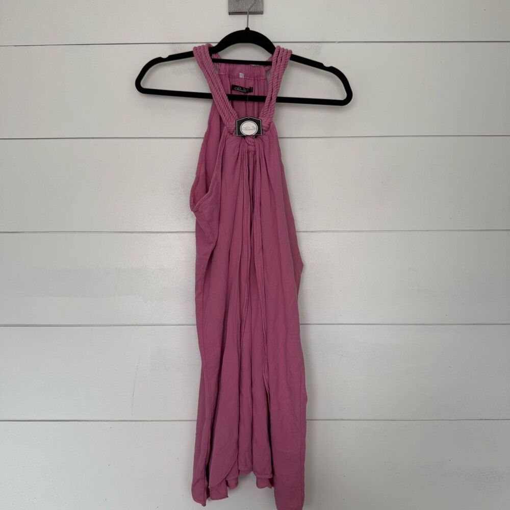 Giocam Women’s XL Pink Magenta Mini Dress Cover Up New